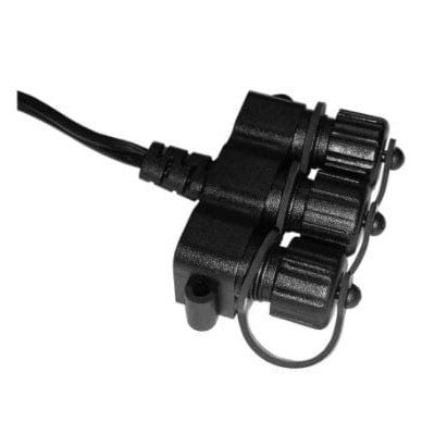 Grenuttag med 3 Uttag för Kabelhantering