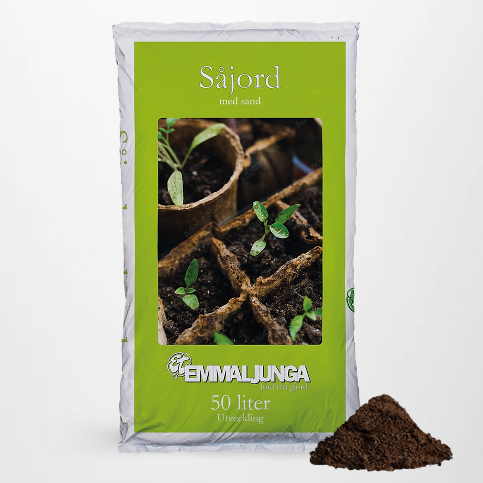 Emmaljunga Såjord med Sand 50L - Helpall 39st