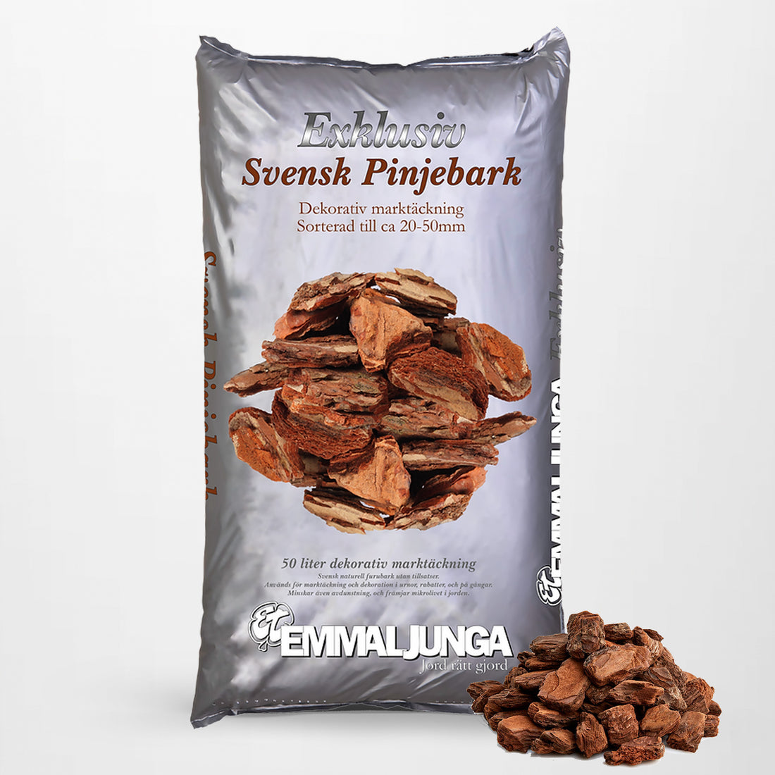 Emmaljunga Svensk Pinjebark 50L