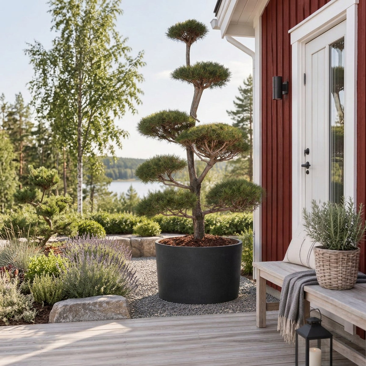 Pinus sylvestris Bonsai 200-225 cm C230 (230 liters kruka)