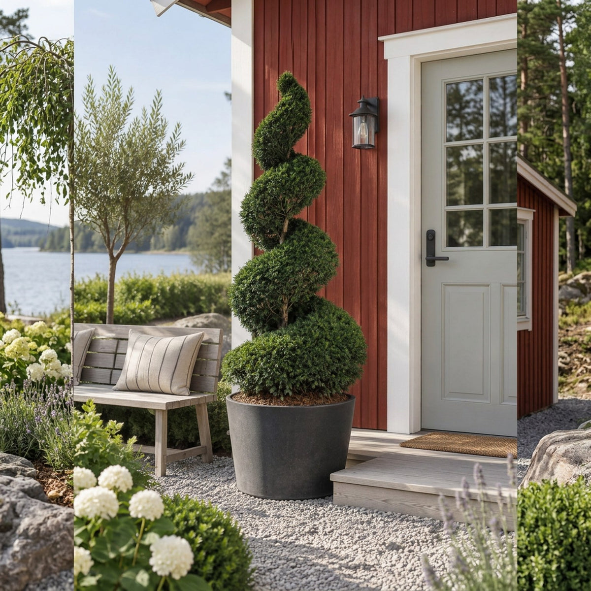 Taxus baccata Spiral 225–250 cm C500 (500 liters kruka)