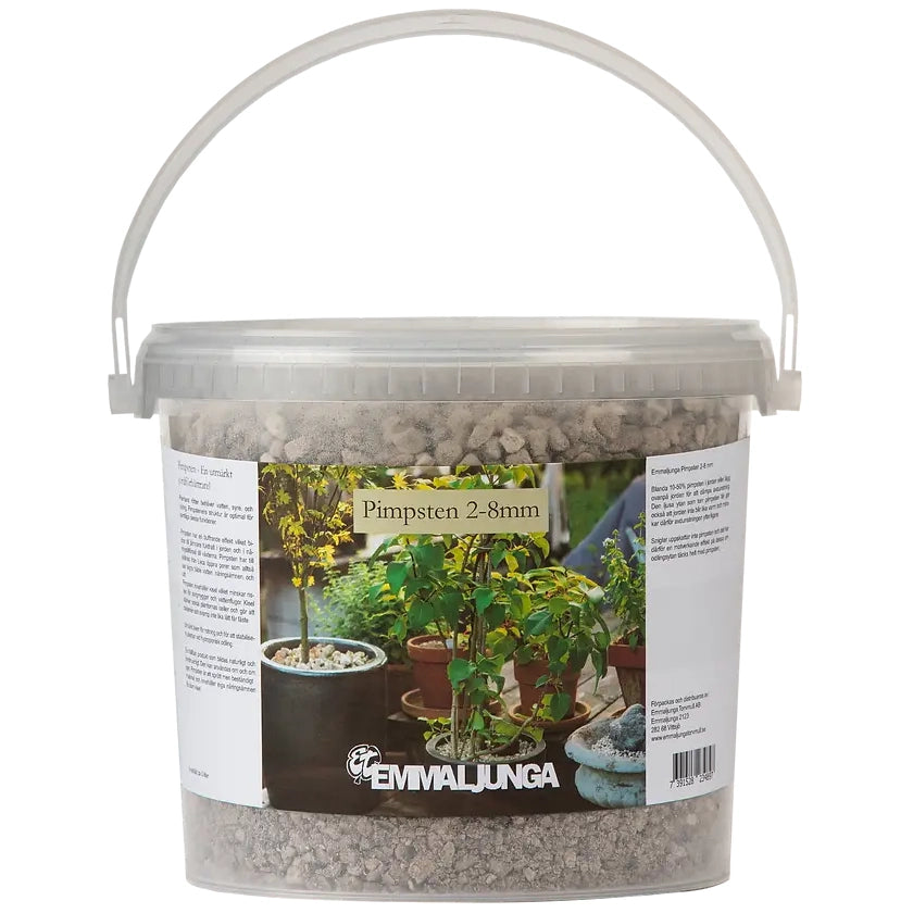 Pimpsten 2-8 mm 5 liter - Emmaljunga