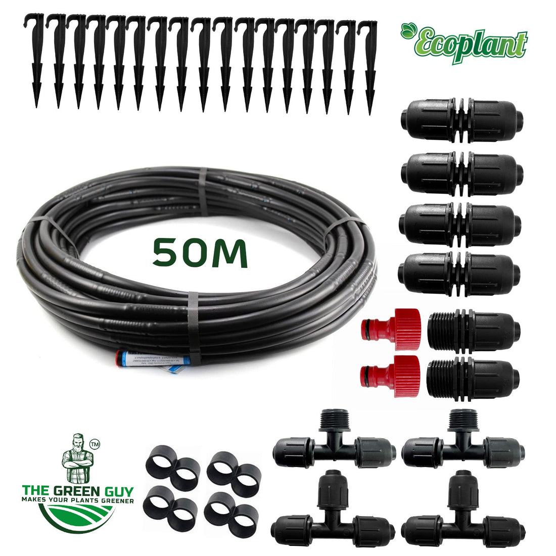 Droppslang, 50 meter, Startset » Ecoplant