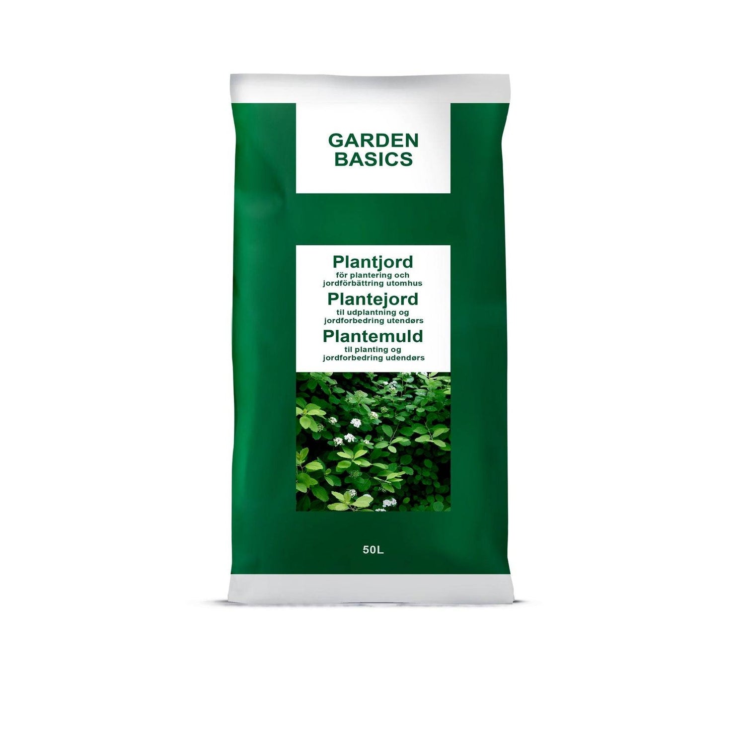 Hasselfors Garden Basic Planteringsjord - Näringsberikad universaljord för inom- och utomhusodling