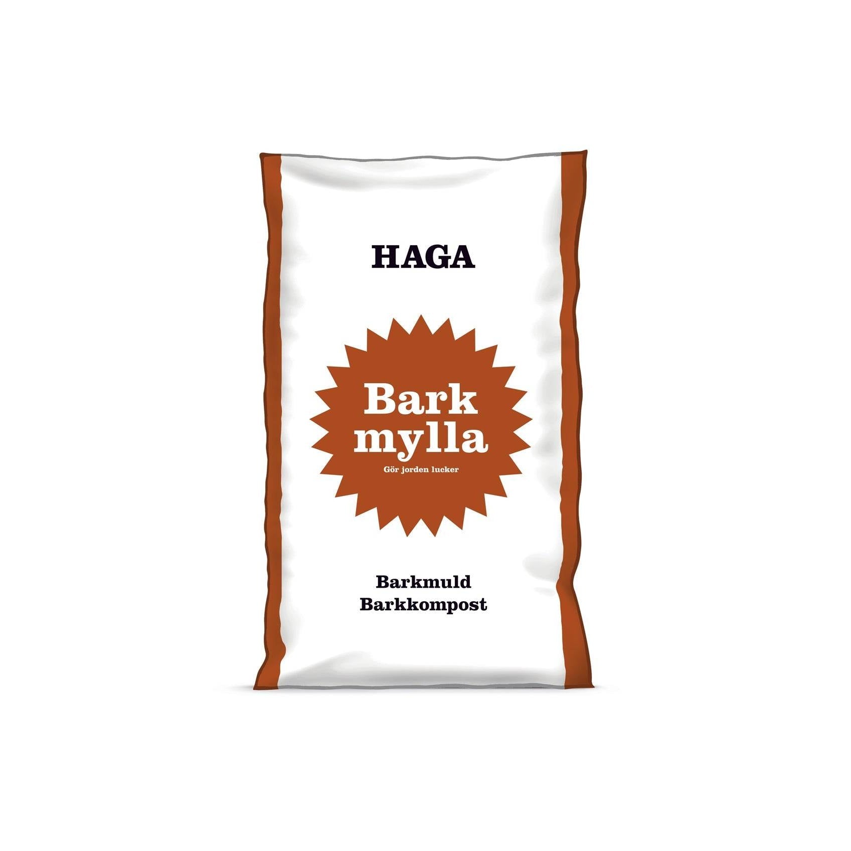 Hasselfors Haga Barkmylla - Näringsrik planteringsjord med barkinblandning för trädgårdsrabatter och perenna växter