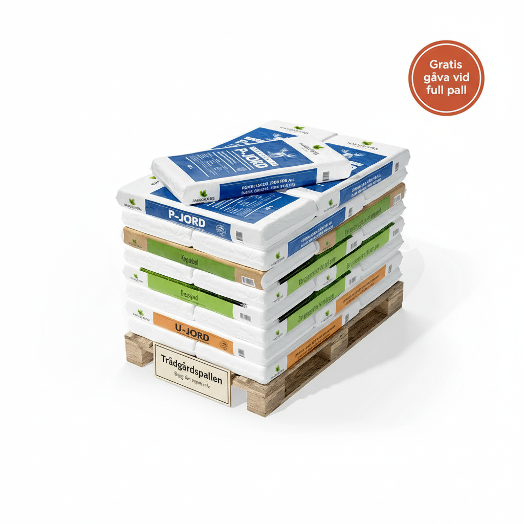 Trädgårdspallen med jordprodukter - Mixa själv