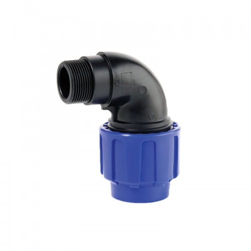 PE BEND 32 med gänga 1/2 inch CEPEX
