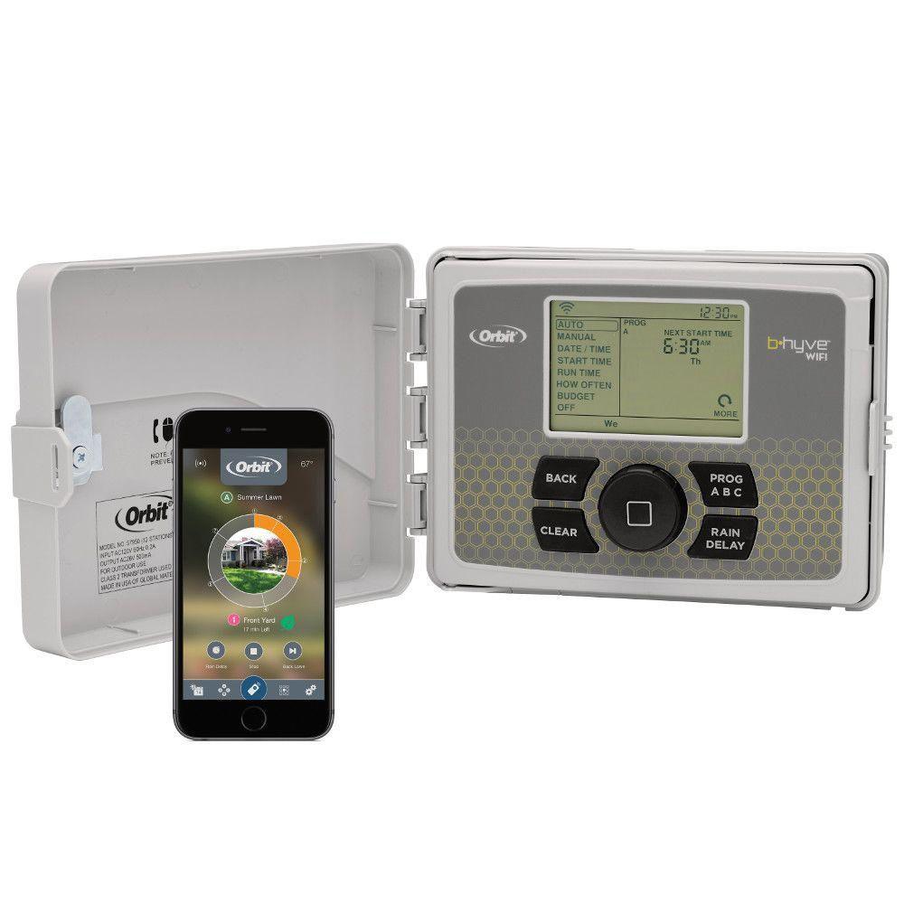 Wifi Styrd Sprinklersystem Timer 12 Sektioner Orbit