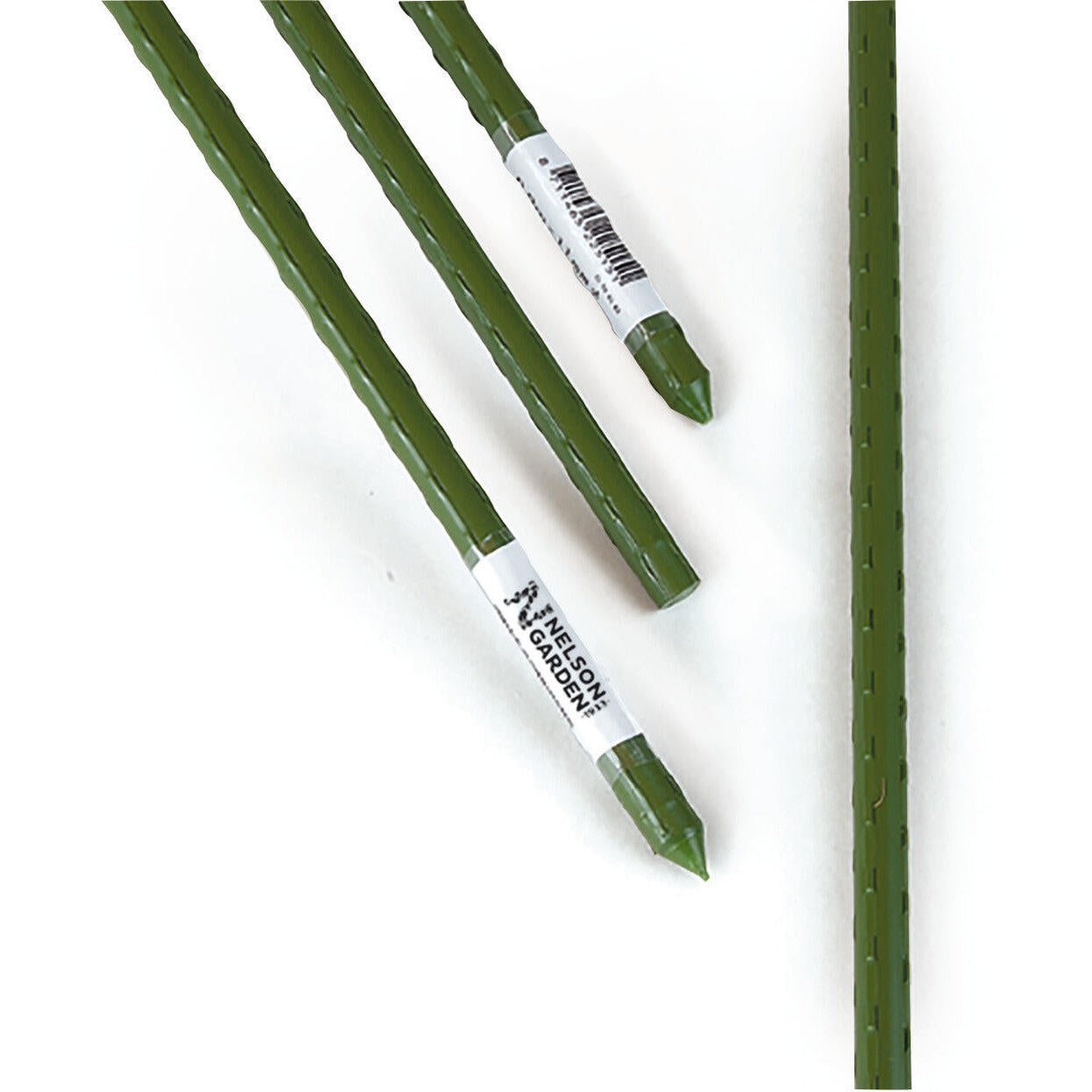 Stålkäpp plastöverdragen grön 90cm