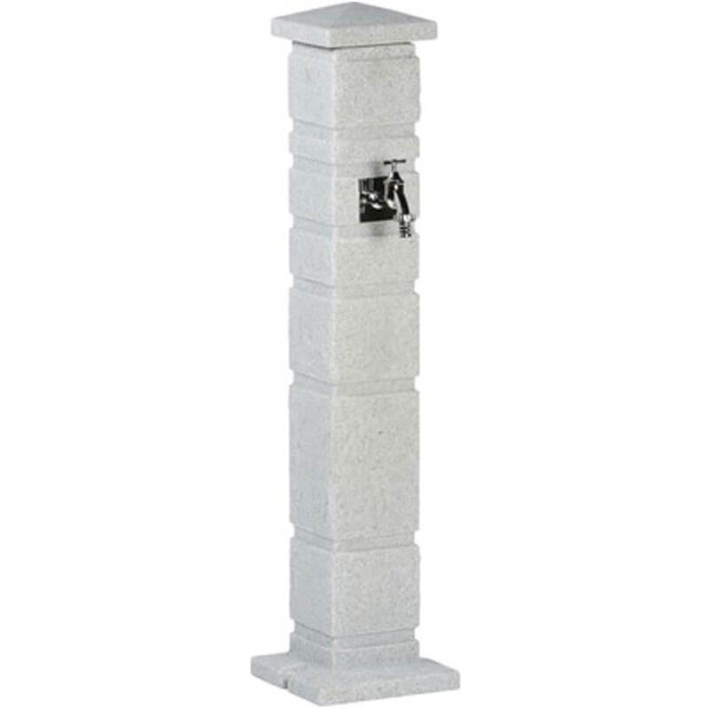 Romana Trädgårdsvattenuttag Ljusgrå Granit