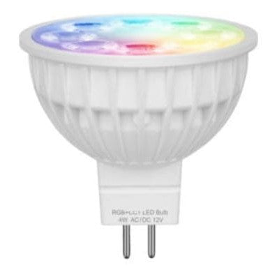 RGB-lampa med WiFi och fjärrkontroll - MR16 GU5,3 4W