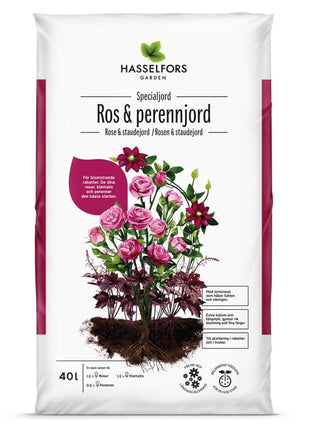 Hasselfors Ros & Perennjord 15 liter, 51st, Halvpall