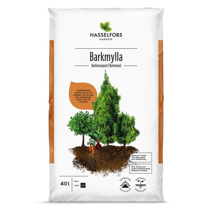 Hasselfors barkmylla, 40 liter, 51st, Helpall
