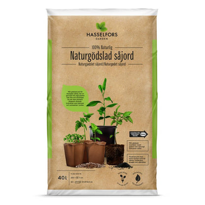 Hasselfors naturgödslad såjord 10 liter, 66st, Halvpall