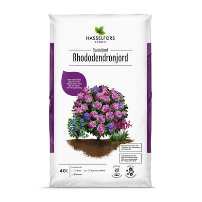 Hasselfors Rohdodendronjord, 15 liter, 51st, Halvpall