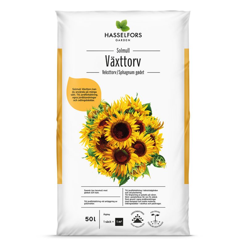 Hasselfors solmull gödslad, 150 liter, 21st, Helpall