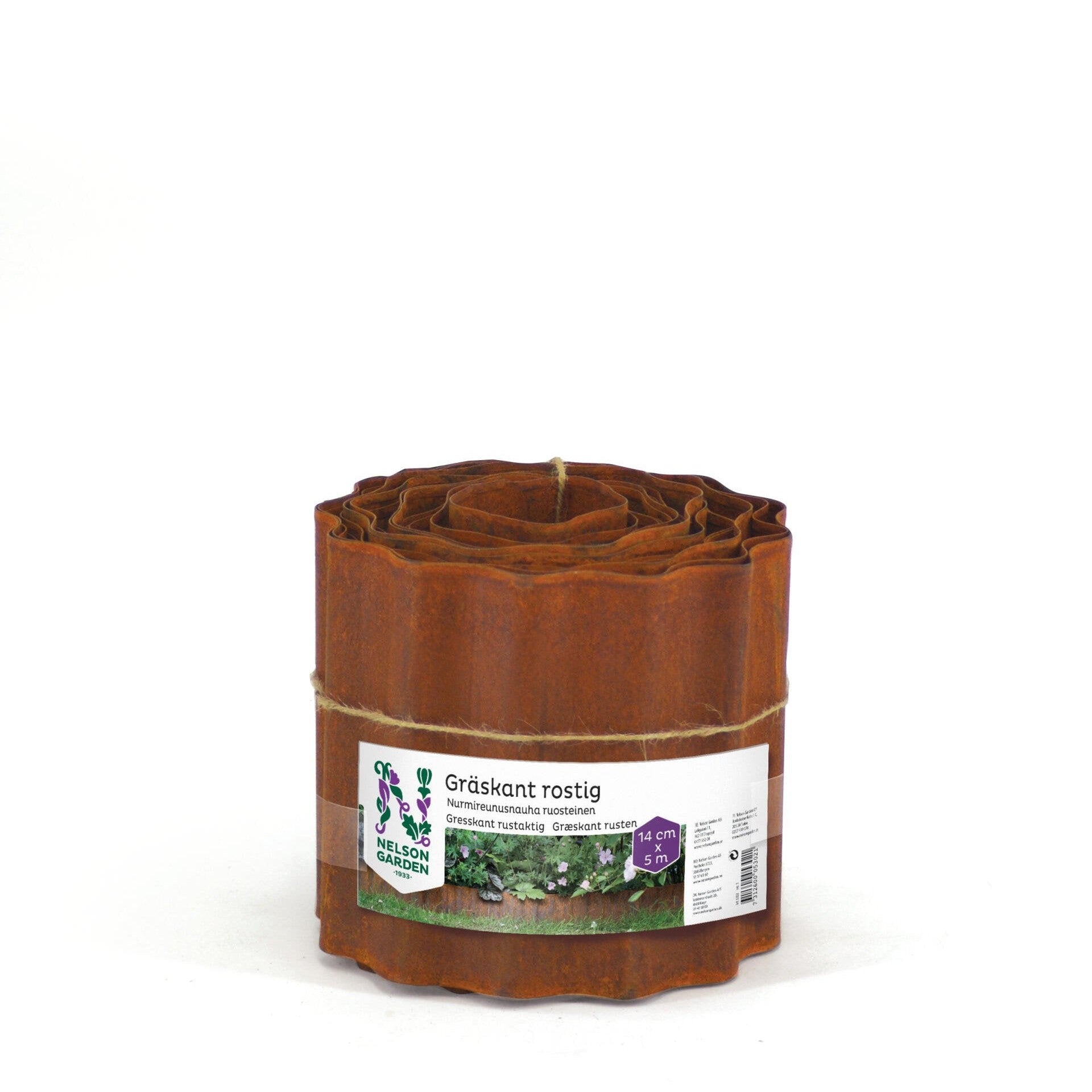 Gräskant Rostig 14cm x 5m