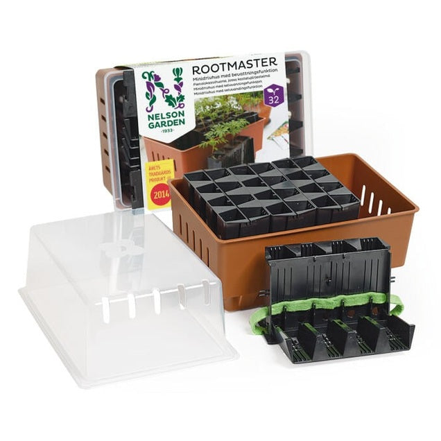 Minidrivhus Rootmaster brun