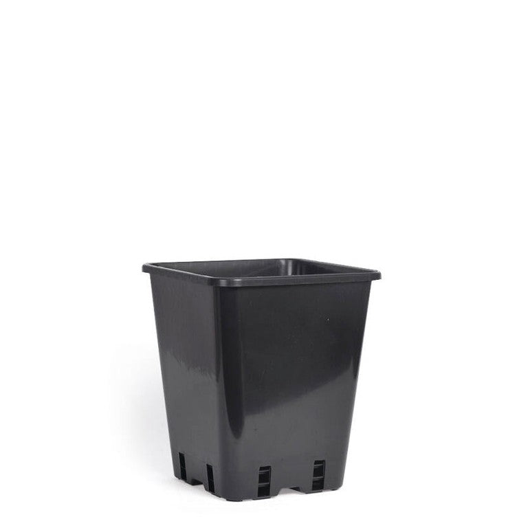 Plastkruka 20x20x23 cm svart