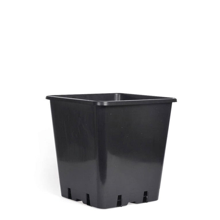 Plastkruka 25x25x26 cm svart