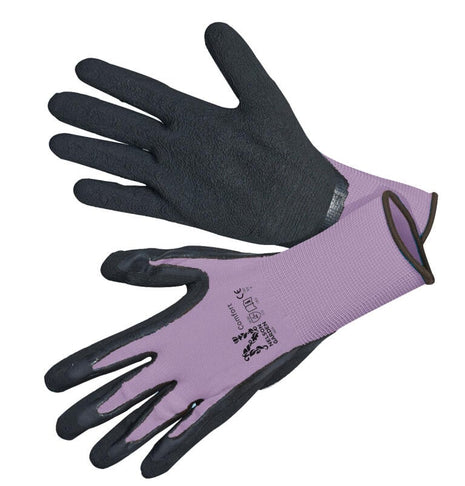 Handske Comfort stl 8 Violett/Svart