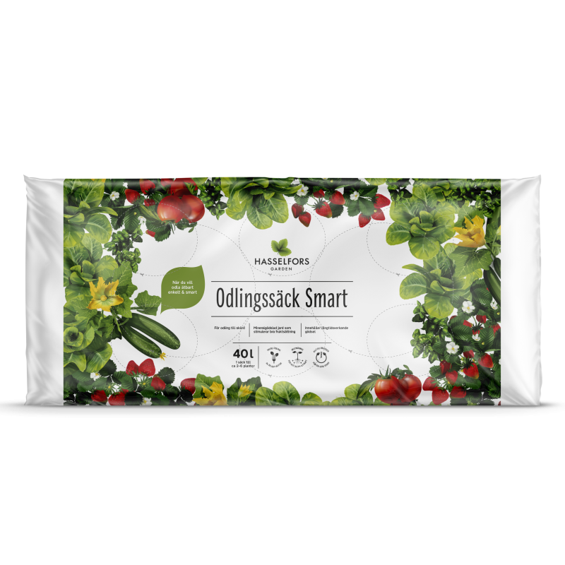Hasselfors Odlingssäck 40 liter, 48st, Helpall