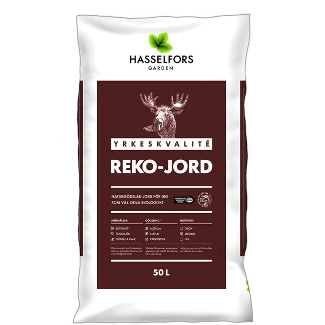 Hasselfors Reko-jord, 50 liter, 39st, Helpall