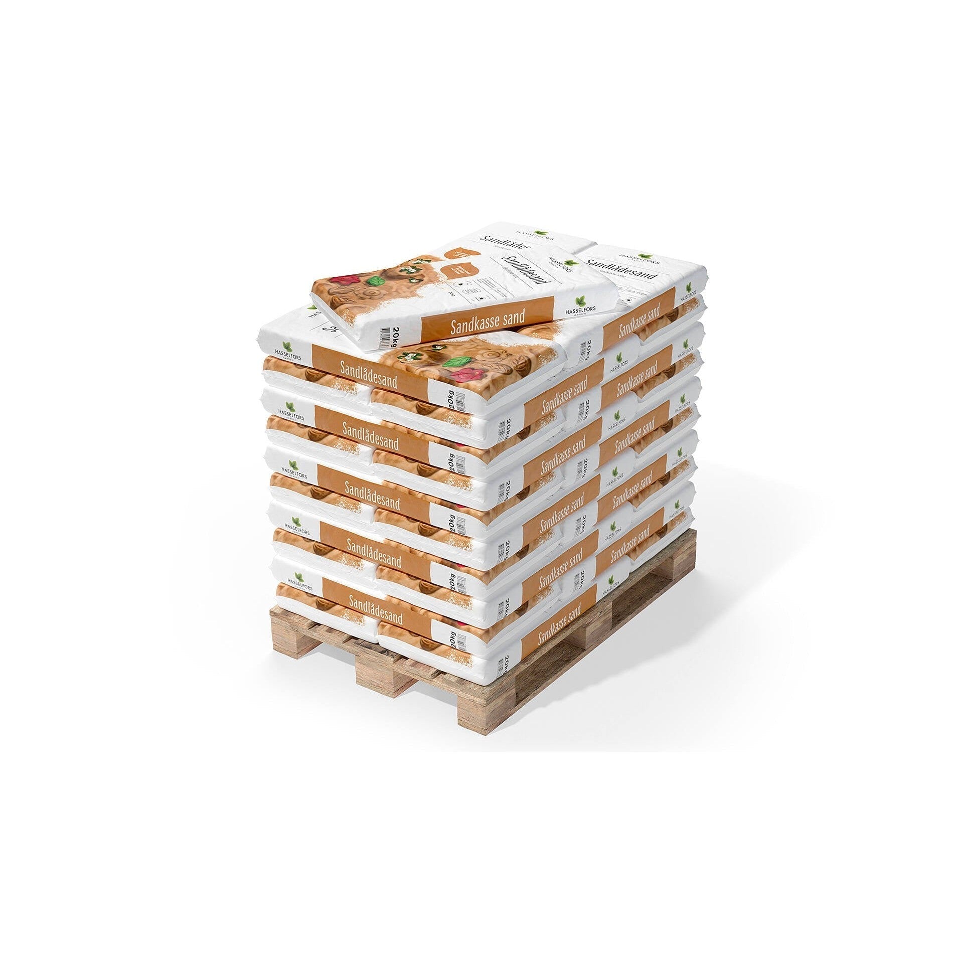 Hasselfors Sandlådesand, 20kg, 42st, Helpall