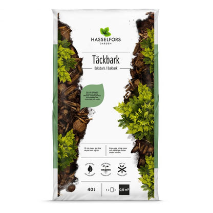 Hasselfors täckbark, 40 liter, 48st, Helpall